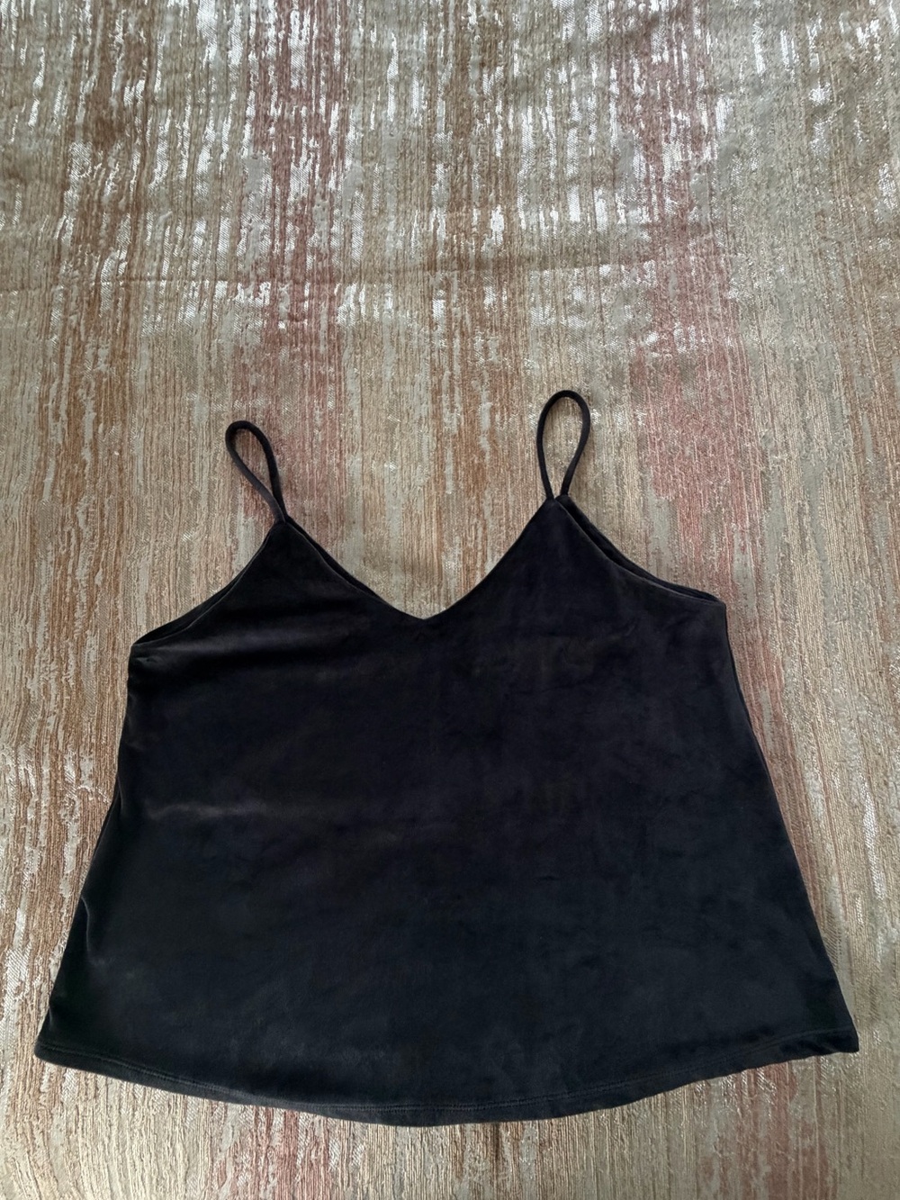 Double Zero Black Camisole Top, Size Large
